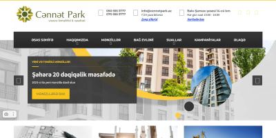 Cennetpark.az - Saytın hazırlanması, Məzmunların hazırlanması, SEO xidməti, Google Ads, Sayta məzmun əlavə olunması