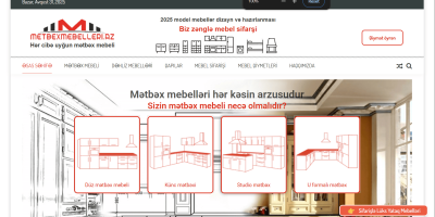 Metbexmebelleri.az - Saytın hazırlanması, Məzmunların hazırlanması, SEO xidməti, Google Ads