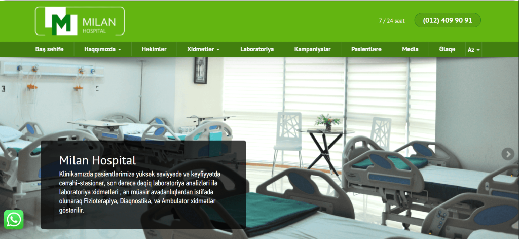 Milanahospital.az - SEO xidməti
