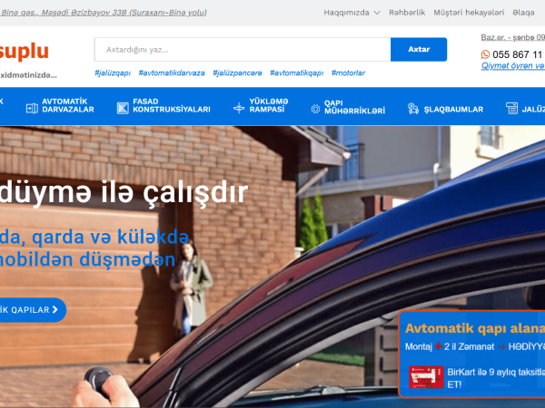 Usuplu.az - Saytın hazırlanması, Məzmunların hazırlanması və əlavə olunması, SEO xidməti, Google Ads, SMM xidməti