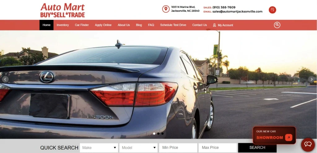 Automartjacksonville.com - Sayt üçün məzmunların hazırlanması, SEO xidməti, Google Ads xidmətində dəstək